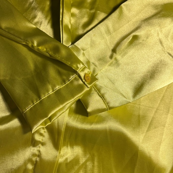 hi low green blouse - Picture 4 of 6